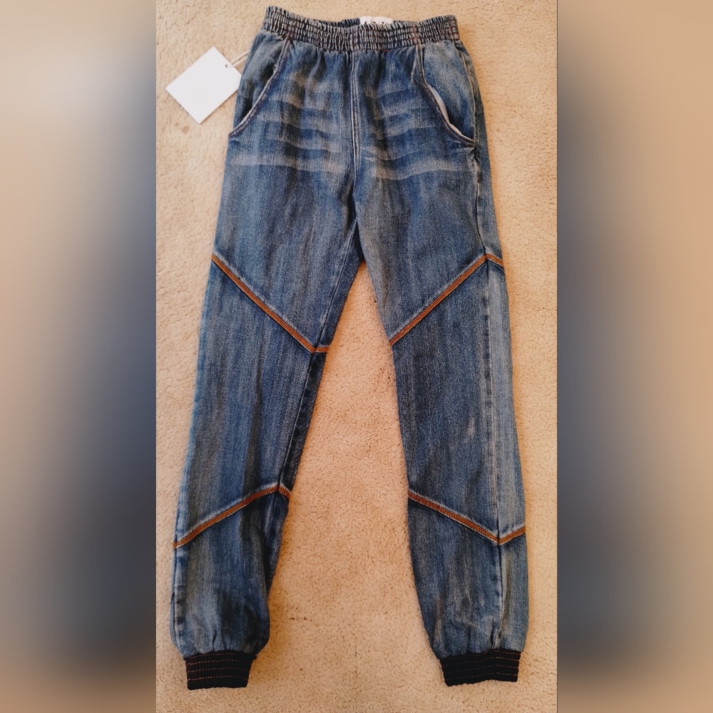 New With Tags One Teaspoon Cobain Trackies Denim Jeans